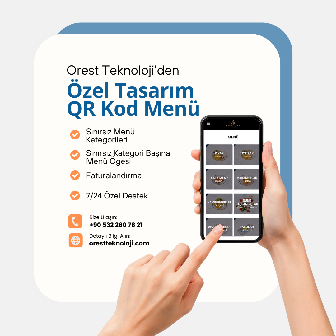 QR Kod Menü