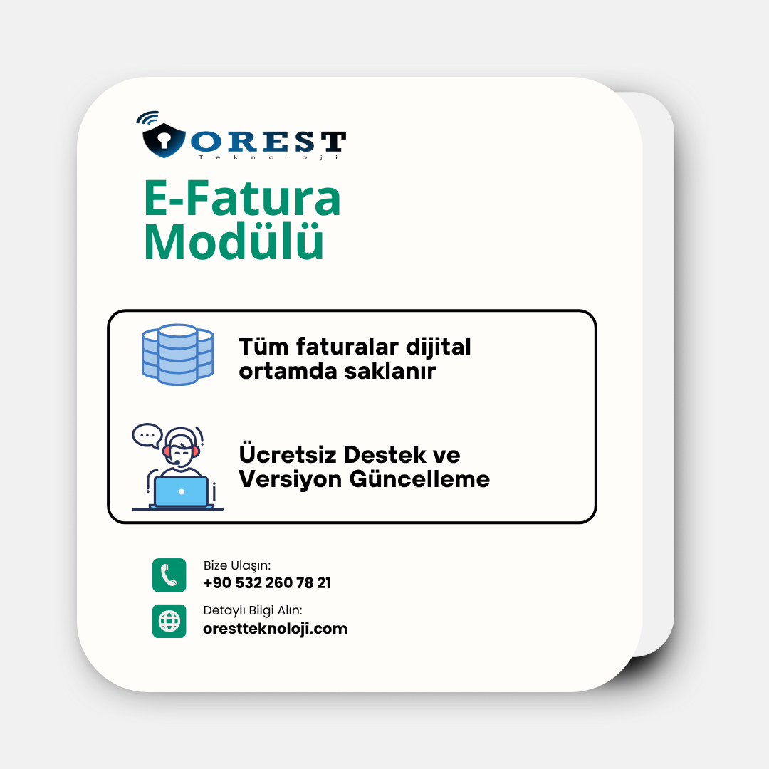 E-Fatura Modülü